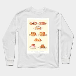 Sweets & Gateaux, from Mrs. Beeton's Book of Household Management Long Sleeve T-Shirt